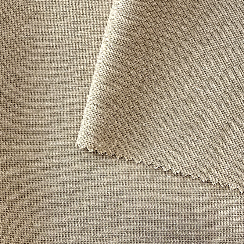 NO1022 Hỗn hợp vải lanh-Polyester Lurex